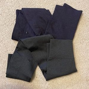 2 pairs of Lululemon Compression leggings
